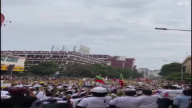 Thunderous Roar from the crowd in Mandalay demonstration against Feb 2021 military coup by What's Happening In Myanmar