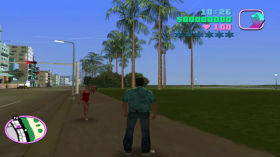 Gta Vice City Ocean Beach Sunrise and rain, Calming beautiful view and piano music by Relax with Peer Tube